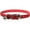 Red, variant on Leather Brothers 3952-RD 0.37 x 8-12 in. Signature Leather Safety Stretch Cat Collar, Red