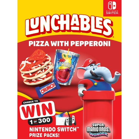 Lunchables Pizza with Pepperoni Kids Lunch Meal Kit, 10.7 oz Box