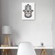 thumbnail image 2 of Cuadro Decorativo - Gato hamsa Jr  Impresión en canvas, estrechado., 2 of 2
