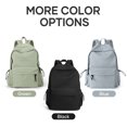thumbnail image 3 of School Backpack Womens, Causal Travel School Bags 14 Inch Laptop Backpack for Lightweight Rucksack Water Resistant Bookbag College Men Work Daypack Green, 3 of 7