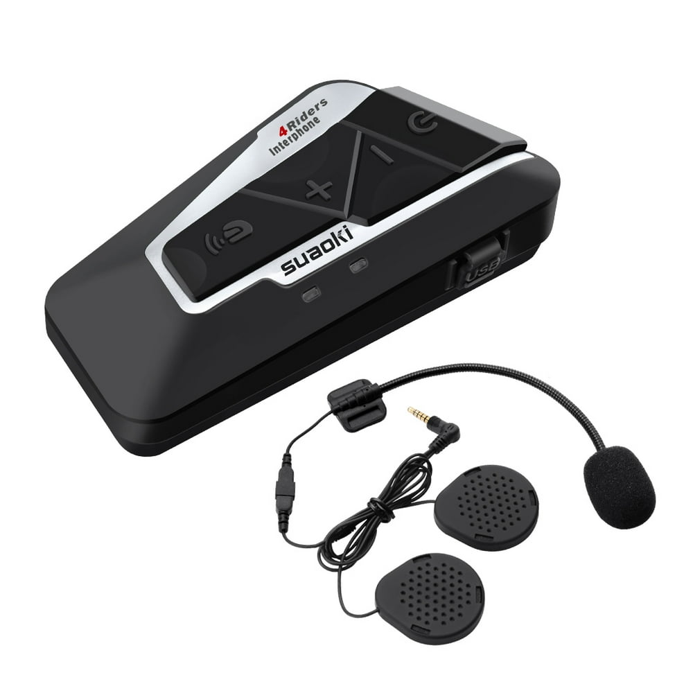 SUAOKI T9SV4 Bluetooth Motorcycle 4 Riders Wireless