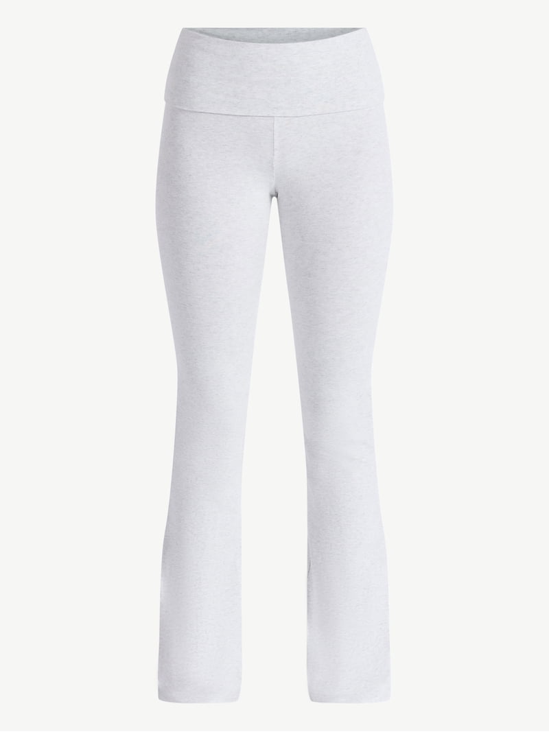 No Boundaries Flare Pants with Foldover Waistband, 32'' Inseam