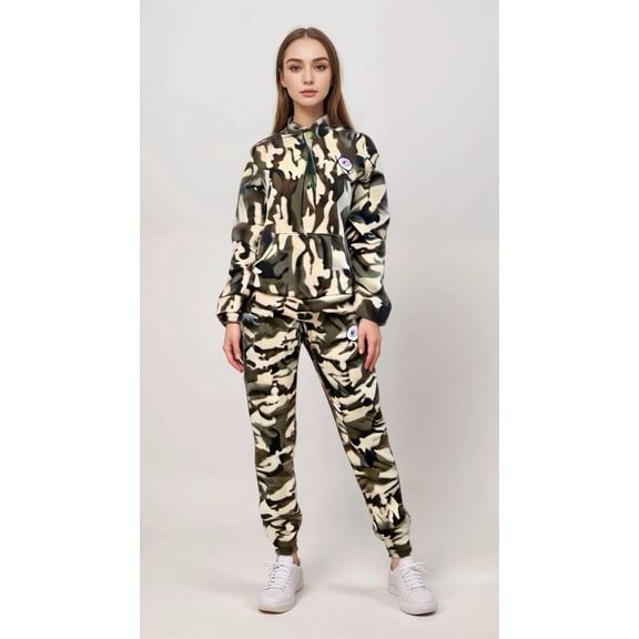 Color Block Fleece Sweatsuits (Women's)