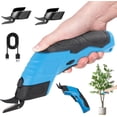 thumbnail image 1 of Tijeras Eléctricas, Inalámbricas, Cortadora Portátil con 2 Cuchillas de Recambio, para Cortar Tela, Cuero, Alfombras y Cartón, Afilada y sin Atascos, 1 of 5