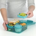thumbnail image 4 of Sistema Ocean Bound Plastic Bento Box, Lunch Box with Yogurt/Fruit Container, 1.25 L, Assorted Colours (Varies by Pack), 4 of 7