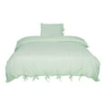 thumbnail image 1 of Unique Bargains Duvet Cover Set Washed Microfiber Bedding 2 Piece Set with Pillowcase Twin, 1 of 9