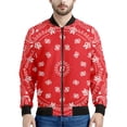 thumbnail image 3 of Chaquetas con estampado de bandana de cachemira de tendencia, moda de primavera y otoño, chaqueta con estampado 3D de manga larga, ropa de calle informal, sencilla y genial para hombre, 3 of 5