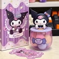 thumbnail image 3 of Caja ciega Kuromi MINISO genuino Sanrio, serie de trucos o trato hecha a mano, colección de muñecos, modelo Kawaii, regalo de cumpleaños de Halloween, 3 of 4