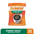 thumbnail image 3 of Dunkin’ Decaf Medium Roast Ground Coffee, 30 oz Canister, 3 of 12