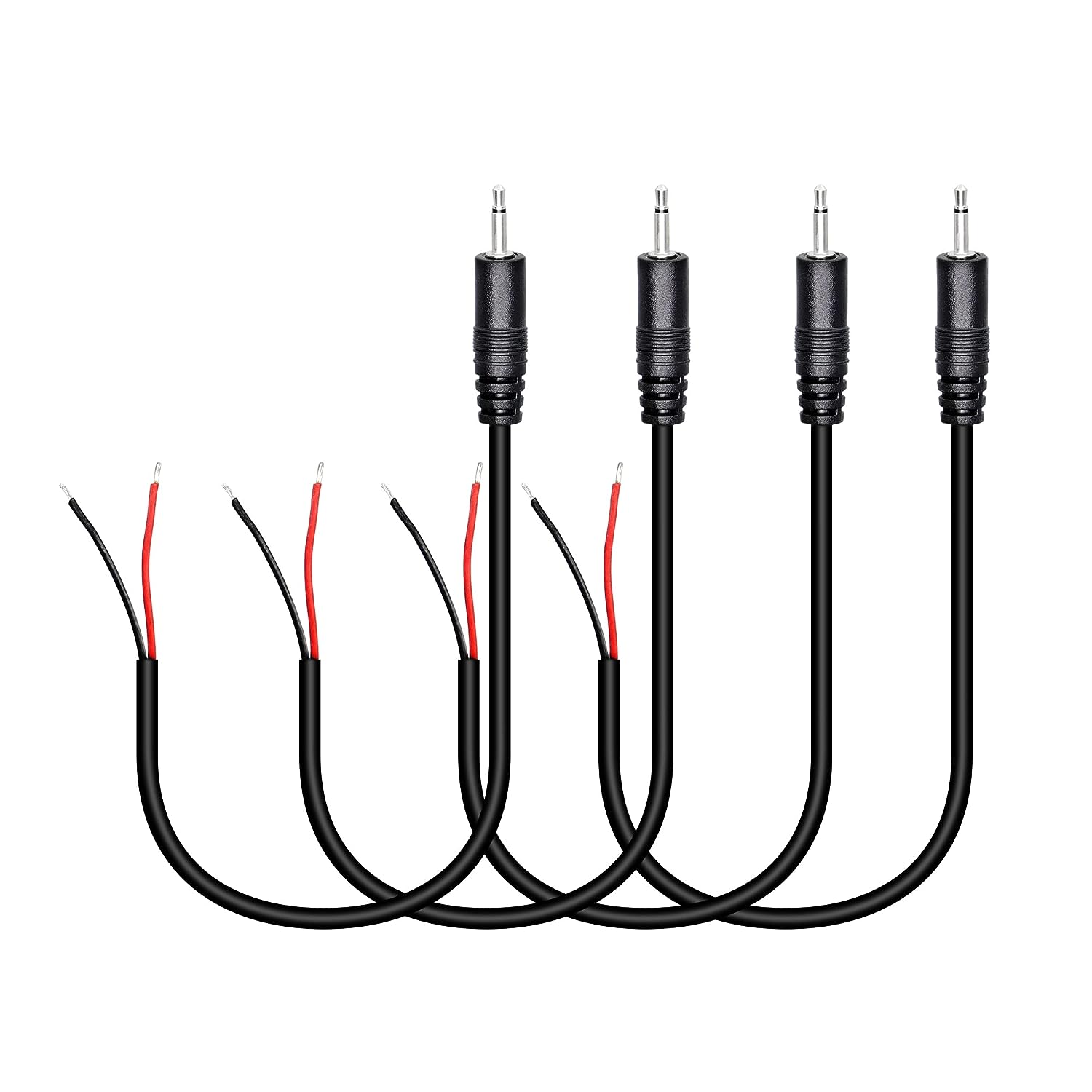 YAODHAOD Audio-Kabel – 3.5mm/2.5mm TS Auf Blankdraht, 30 Cm, Für Kopfhörer-Reparatur
