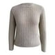 thumbnail image 1 of Suéter George para Mujer, Textura con Brillos Metálicos Beige Talla M, 1 of 4
