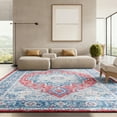 thumbnail image 2 of SAFAVIEH Brentwood Emalee Oriental Area Rug, Blue/Red, 9' x 12', 2 of 9