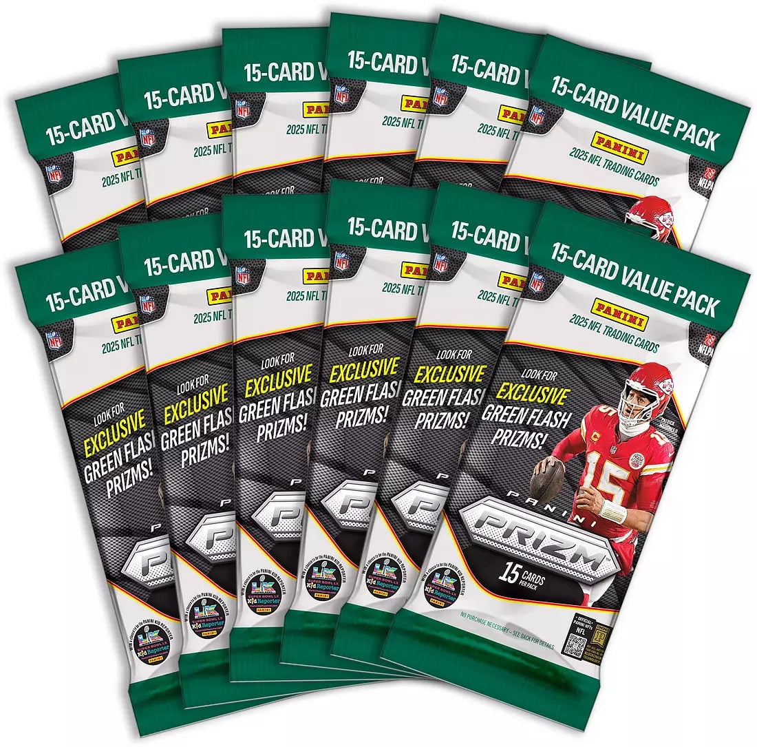 2025 Panini Prizm Football Value Pack Box Case (12)