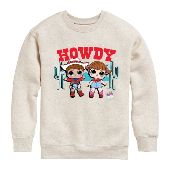 LOL Surprise! - Howdy Neon  - Toddler And Youth Crewneck Fleece Sweatshirt