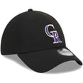 thumbnail image 3 of Men's New Era Black Colorado Rockies Logo 39THIRTY Flex Hat, 3 of 5