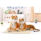 thumbnail image 1 of Juguete de peluche de jirafa de 120cm, decoración Real enorme, muñecos con relleno de animales suaves, simulación de jirafa de alta calidad, regalo de cumpleaños zhangyuxiang LED, 1 of 2