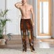 thumbnail image 2 of Fotbe Log Cabin Inside Pantalones de Pijama para Hombre, Pantalones de Dormir, Pantalones de Casa con Cintura Ajustable y Bolsillos-Small, 2 of 6