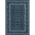 thumbnail image 1 of Art Carpet 841864107128 4 x 6 ft. Kensington Collection Microfloral Border Woven Area Rug, Navy, 1 of 4