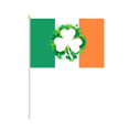 thumbnail image 2 of Dsscvnef 100 Pack St. Patrick's Day Hand Flags Green & Design Party Decorations Festival Celebrations Irish, 2 of 4