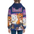 thumbnail image 4 of The Aristocats Kids Zip-Up Hoodie 3d Print Hooded Sweatshirt With Packet For Boys Girls, 4 of 7