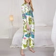 thumbnail image 3 of Sigee Cartoon Frogs for Women’s Pajama Sets Long-Sleeved Pjs Sets for Women 2 piece Sleepwear-Large, 3 of 7