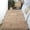 K, variant on Fluffy Shag Area Rug, 17.24X19.69inch Soft Plush Fuzzy Bedroom Carpet, Non-Slip Modern Tie-Dye Indoor Rug, Cozy Shaggy Floor Mat for Living Room and Home Decor