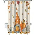 thumbnail image 2 of Fall Shower Curtain Gnome Pumpkin Shower Curtains for Bathroom Sunflower Maple Leaf Bath Curtains Sets with Hooks for Autumn Thanksgiving Seasonal Decor Polyester Waterproof Standard 72" X 72", 2 of 6