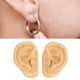 thumbnail image 5 of Modelo De Oreja De Silicona, Modelo De Práctica De Perforación De Oreja Ligero, Flexible Y Realista, 1 Par Para Exhibición De Aretes, 5 of 7