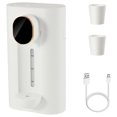 thumbnail image 1 of Automatic Mouthwash Dispenser for Bathroom 18 Oz Wall Mounted Smart Mouth Wash Dispenser with 2 Reusable Cups, 1 of 5