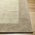 thumbnail image 3 of Hauteloom Amadi Modern Hand Tufted Natural Fiber Wool Area Rug - Contemporary Bordered Solid Color Carpet for Living Room, Bedroom, Dining Room - Farmhouse - 5' x 7'6", 3 of 6