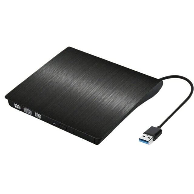 USB 3.0 External CD DVD Drive RW Burner Writer Laptop Desktop Mac Windows Linux Compatible ,Slim & Compact