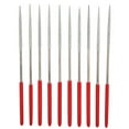 thumbnail image 3 of 10pcs Plated Metal Handle File Jewelry Making Watch Repair Carving Tool Set, 3 of 8