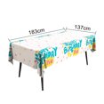 thumbnail image 4 of YAOMOBB Birthday Party Decoration Supplies Disposable Premium Decorative Tablecloth 10 Pcs Waterproof Tablecloth for Rectangle Tables 72 x 54 Inch, 4 of 7