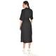 thumbnail image 3 of Vestido camisero con moño Roman Fashion /Juvenil, 4341 (Negro lineas) negro CH, 3 of 5