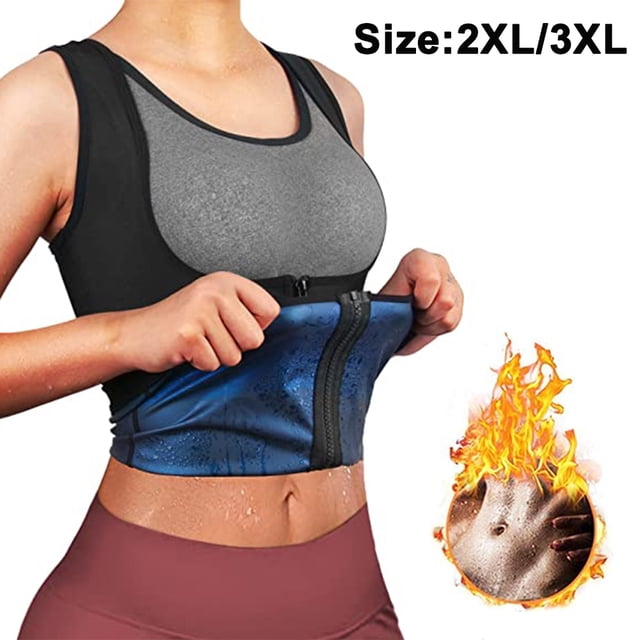 Chaleco de sudoración de sauna de manga corta Traje de sauna para pérdida de peso, Chaleco de entrenamiento moldeador corporal adelgazante