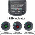 thumbnail image 3 of Dinheiro Cargador de repuesto compatible con Black & Decker 9,6 V 12 V 14,4 V 18 V Nicad Nimh batería HPB18-OPE HPB18 HPB14 HPB12 HPB96 244760-00 A1718 FSB18—, 3 of 5