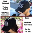 thumbnail image 7 of ANTOURAGE American Flag Distressed Vintage Tactical Baseball Hat for Men & Women +2 Patriotic Patches, 7 of 7