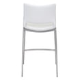 thumbnail image 4 of Ace Counter Stool (Set of 2) White & Silver, 4 of 6