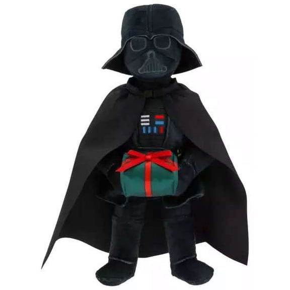 Disney Parks Star Wars Vintage Holiday Darth Vader with Present Plush New w Tag
