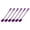 Purple, variant on 6Pack Stainless Steel Ice Cream Spoons, 7.5" Yogurt Spoons Dessert Spoons Shovel Spoons, Gold