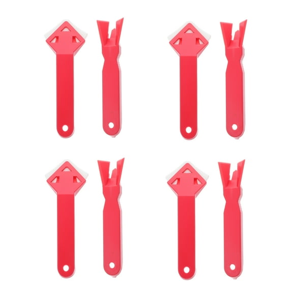 FRCOLOR 4 Sets Caulking Scraper Tool Tile Grouting Coating Tile Floor Joint Repair Tools