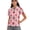 French Bulldog Puppy Strawberry, variant on Whosucclay Lucky Clover Pattern Athletic Shirt, Half-Zip Moisture Wicking Elastic Polo Shirts for Tennis Golf Sport Lightweight Size Large