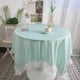 thumbnail image 1 of Granjero Gordo 1 mantel de encaje verde de color sólido, mantel de tela para mesa de comedor y mesa de café, decoración de 160 x 100 cm, 1 of 4