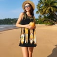 thumbnail image 3 of Xecao Robe d'Été pour Femmes, Robe Décontractée Sans Manches avec Poches, 3 of 7