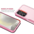 thumbnail image 4 of Samsung Galaxy S24 Case ,Sturdy Phone Case for Galaxy S24 2024 6.2 inch ,Tekcoo Shockproof Protection Heavy Duty Armor Hard Plastic & Rubber Rugged Bumper 2-in-1 Case Cover -Pink, 4 of 8
