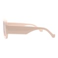 thumbnail image 4 of Womens Fashion Sunglasses Bold Beveled Square Shades UV 400 Light Peach, 4 of 4