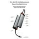 thumbnail image 5 of 10-en-1 tipo C Hub 5GMbps USB Hub Multi Splitter Adapter para MacBook PC Tmvgtek Para estrenar, 5 of 9