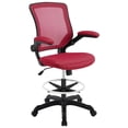 thumbnail image 1 of Modway Chair Desk, Red, 1 of 4