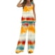 thumbnail image 2 of Ichuanyi liquidación de verano para mujeres sueltas de 2 piezas estampados impresos con cuello redondo tops sin mangas y pantalones largos traje de pistas ICHUANYI WER202308210924, 2 of 5