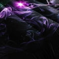 thumbnail image 5 of Purple Rose King Size Comforter Set - King Quilt Bedding Set with Flower Pattern for Women's Bedroom Decor, 5 of 8